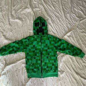 MAD Engine Green Creeper Kids Hoodie